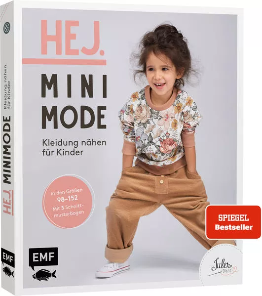 Cover: Hej. Minimode – Kleidung nähen für Kinder