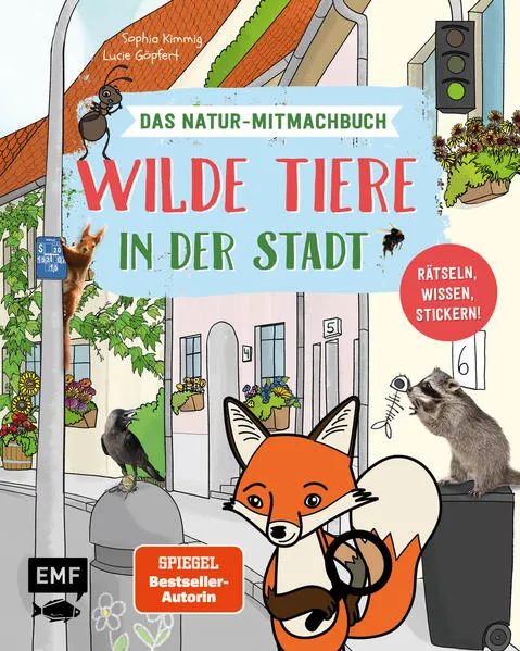 Cover: Wilde Tiere in der Stadt – Das Natur-Mitmachbuch