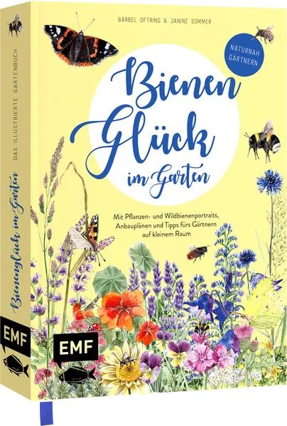 Cover: Bienenglück im Garten – Das illustrierte Gartenbuch