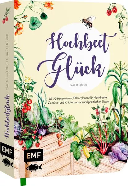 Cover: Hochbeetglück – Das illustrierte Gartenbuch