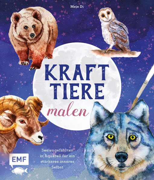 Cover: Krafttiere malen