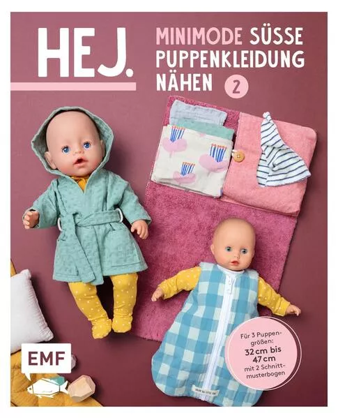 Cover: Hej. Minimode – Süße Puppenkleidung nähen 2