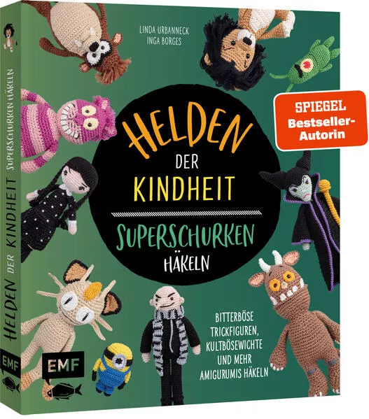 Cover: Helden der Kindheit – Das Häkelbuch der Superschurken