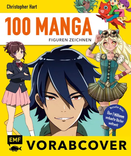 Cover: 100 Manga-Figuren zeichnen