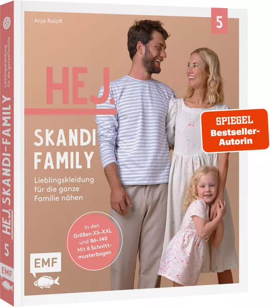 Cover: Hej. Skandi-Family – Band 5 – Lieblingskleidung für die ganze Familie nähen