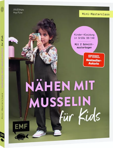 Cover: Mini-Masterclass – Nähen mit Musselin für Kids