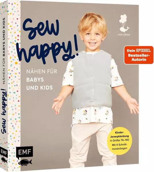 Cover: Sew happy! – Nähen für Babys und Kids mit @von.anne
