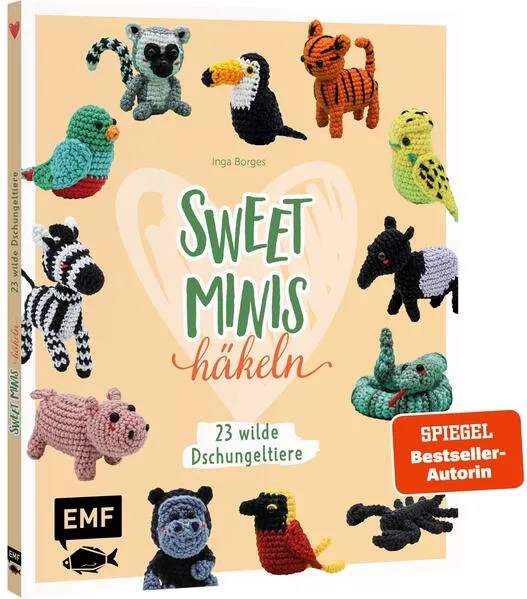 Cover: Sweet Minis häkeln – 23 wilde Dschungeltiere