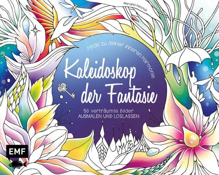 Cover: Ausmalbuch: Kaleidoskop der Fantasie