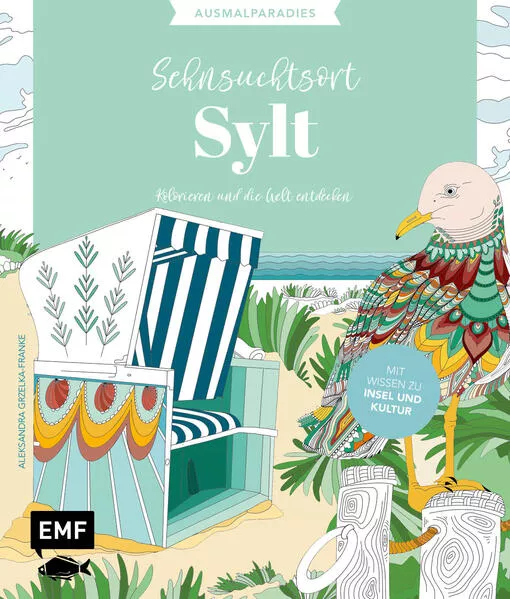 Cover: Ausmalparadies – Sehnsuchtsort Sylt