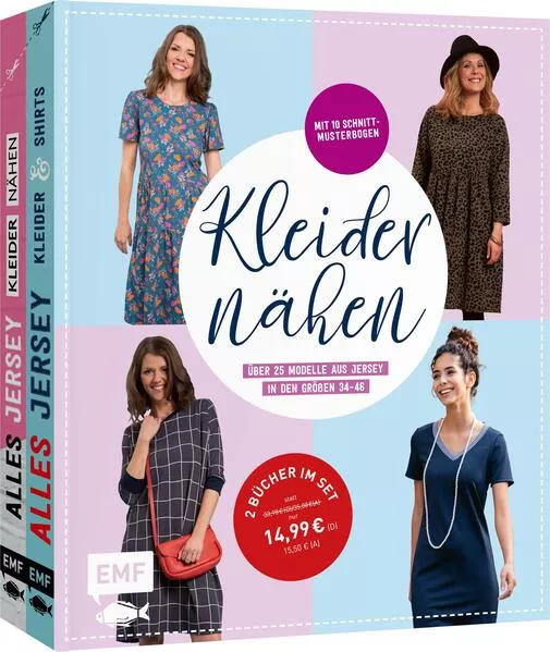Cover: Kleider nähen – Über 25 Modelle aus Jersey in den Größen 34–46