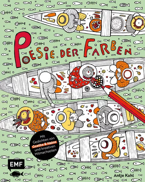 Cover: Ausmalbuch: Poesie der Farben
