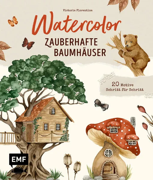 Cover: Watercolor – Zauberhafte Baumhäuser malen