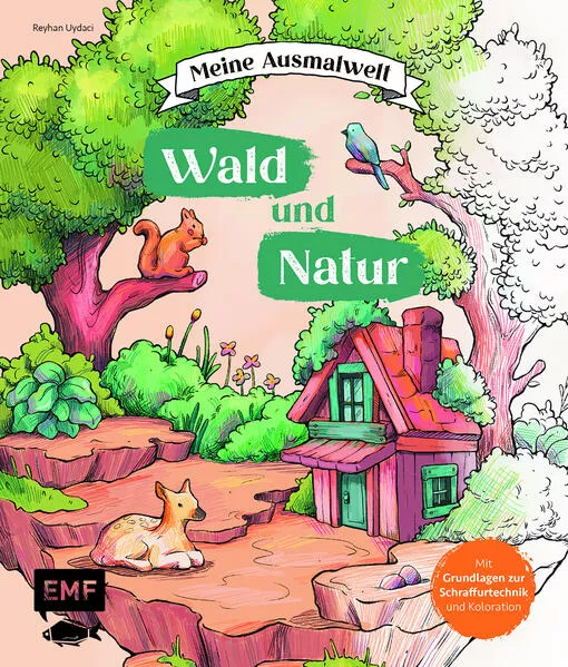 Cover: Meine Ausmalwelt: Wald und Natur