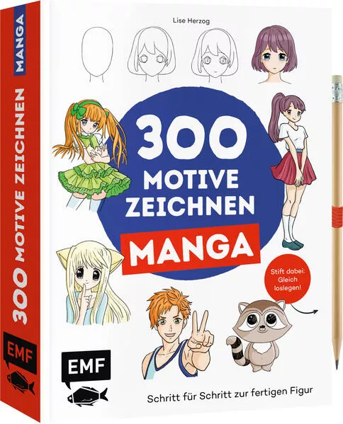 Cover: 300 Motive zeichnen – Manga