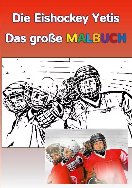 Cover: Die Eishockey Yetis - Das große Malbuch