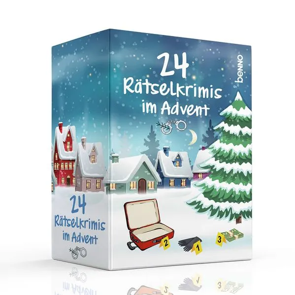 Cover: 24 Rätselkrimis im Advent