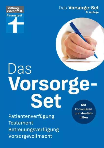 Das Vorsorge-Set - Ihr Ratgeber für die wichtigsten Vorkehrungen, mit Ausfüllhilfen – auch zum Herunterladen</a>