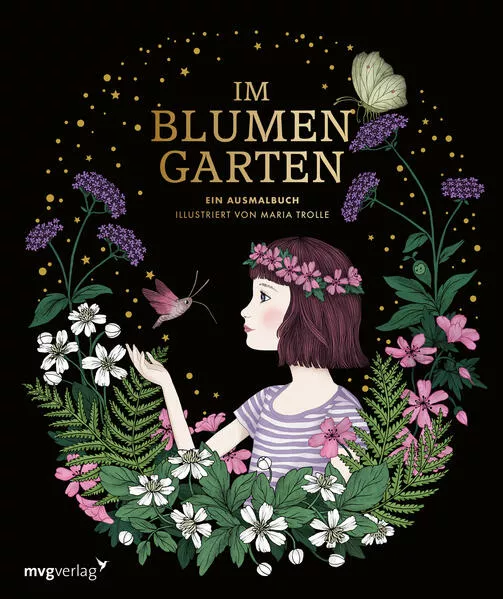 Cover: Im Blumengarten – Ein Ausmalbuch