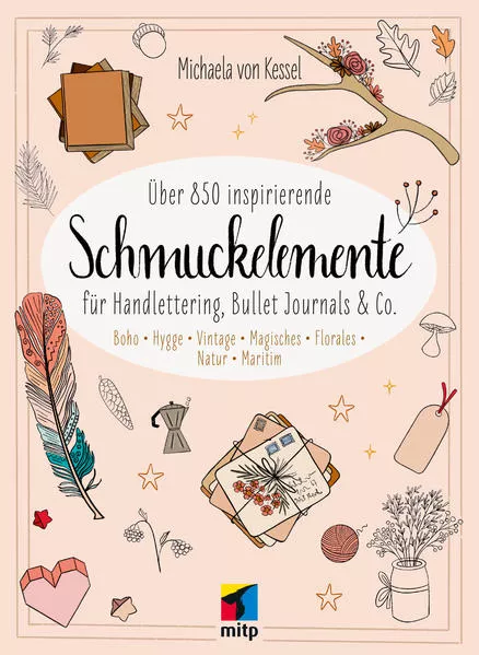 Cover: Über 850 Inspirierende Schmuckelemente für Handlettering, Bullet Journals & Co..