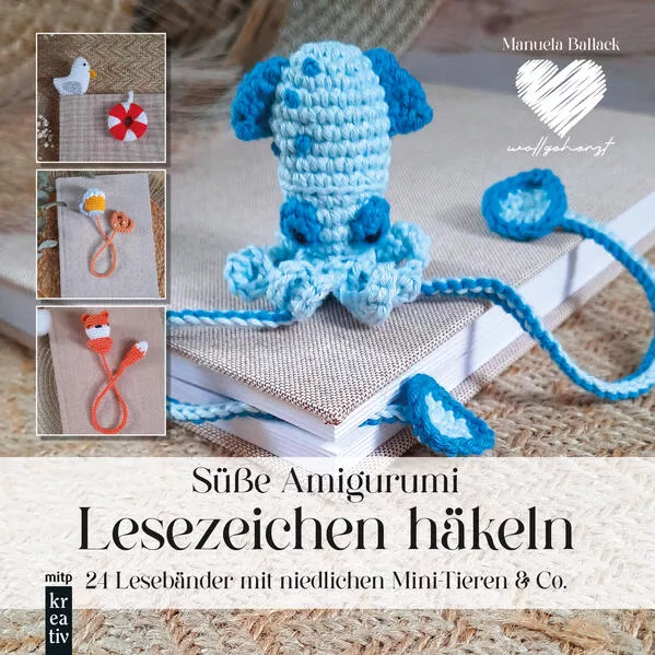 Amigurumi-Lesezeichen häkeln