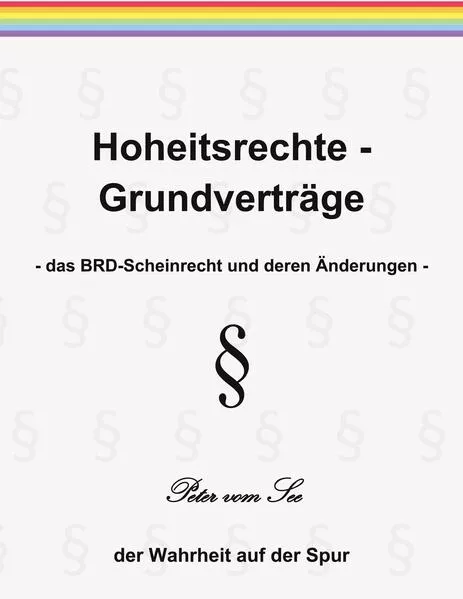Cover: Hoheitsrechte - Grundverträge