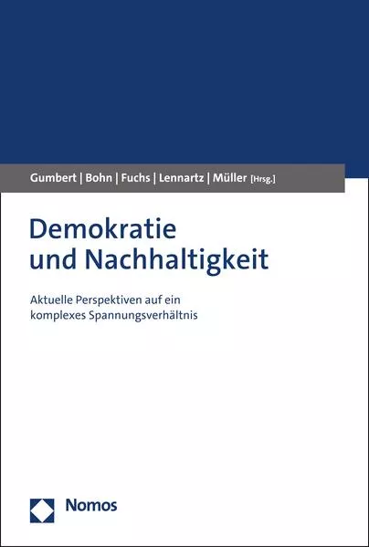 Cover: Demokratie und Nachhaltigkeit