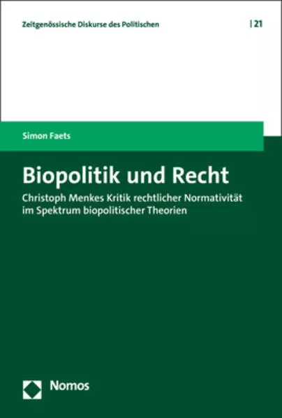 Cover: Biopolitik und Recht
