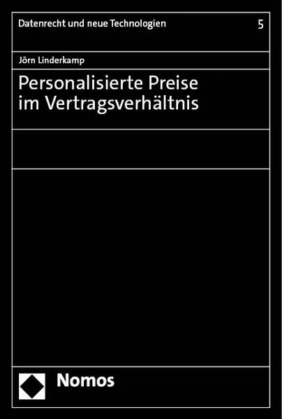 Cover: Personalisierte Preise im Vertragsverhältnis