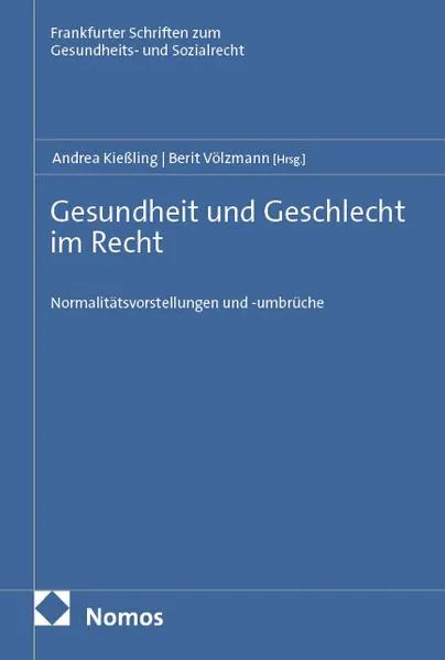 Cover: Gesundheit und Geschlecht im Recht