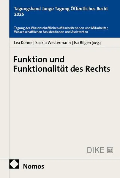 Cover: Funktion und Funktionalität des Rechts