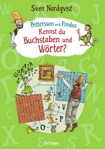 Cover: Pettersson und Findus. Kennst du Buchstaben und Wörter?