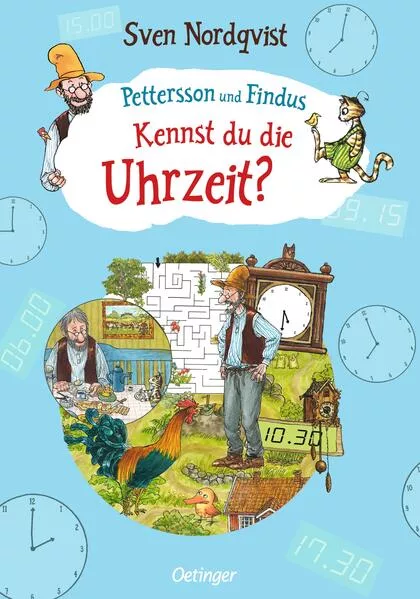 Cover: Pettersson und Findus. Kennst du die Uhrzeit?