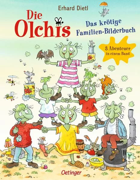 Cover: Die Olchis. Das krötige Familien-Bilderbuch