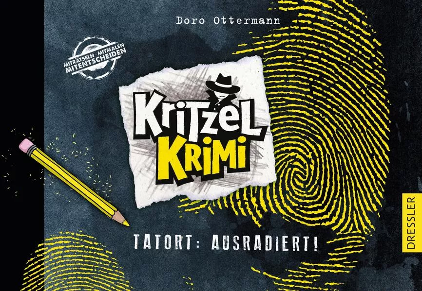 Cover: Kritzel-Krimi 1. Tatort: Ausradiert