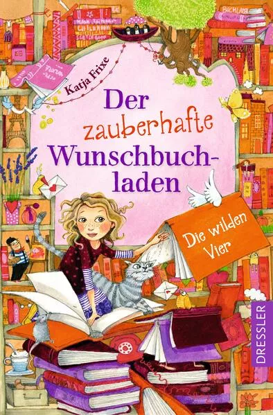 Cover: Der zauberhafte Wunschbuchladen 4. Die wilden Vier!