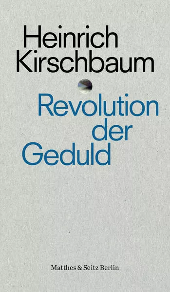 Cover: Revolution der Geduld