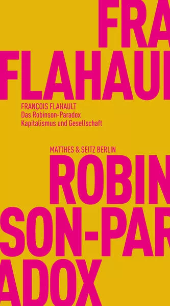 Cover: Das Robinson-Paradox