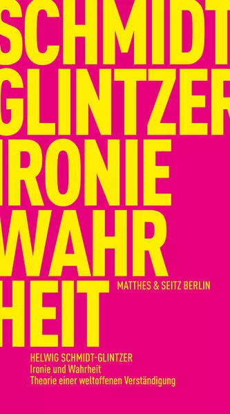 Cover: Ironie und Wahrheit