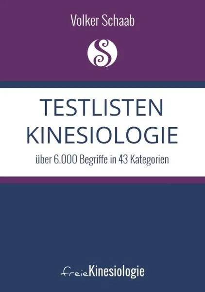 Cover: Testlisten Kinesiologie