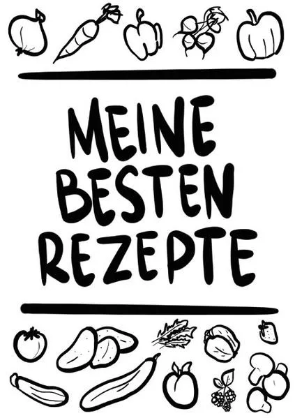 Cover: Meine besten Rezepte A4