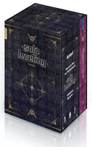 Cover: Solo Leveling Roman 08 mit Box