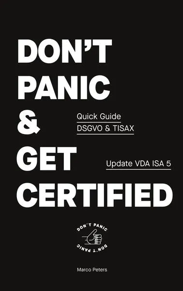 Cover: Don´t Panic and Get Certified
