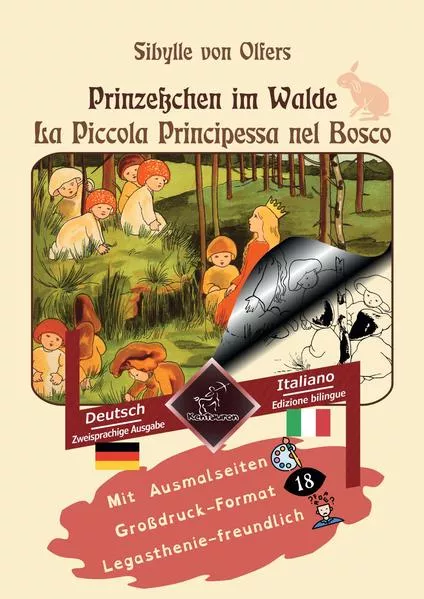 Cover: Prinzeßchen im Walde - La Piccola Principessa nel Bosco