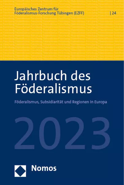 Cover: Jahrbuch des Föderalismus 2023