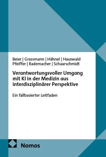 Cover: Verantwortungsvoller Umgang mit KI in der Medizin aus interdisziplinärer Perspektive