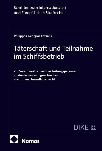 Cover: Täterschaft und Teilnahme im Schiffsbetrieb