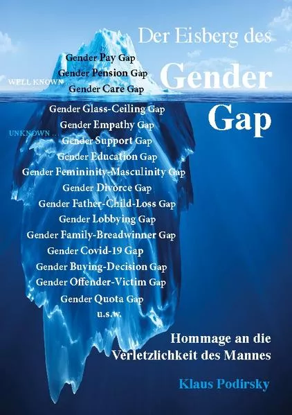 Cover: Der Eisberg des Gender Gap. Hommage an die Verletzlichkeit des Mannes