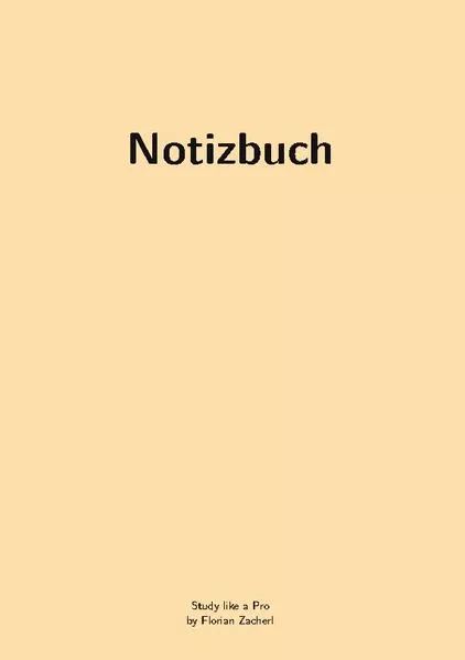 Cover: Pro-Notizbuch (beige)