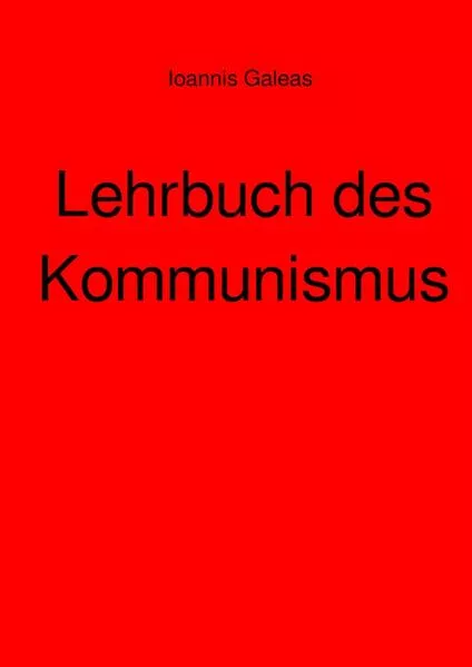 Cover: Lehrbuch des Kommunismus